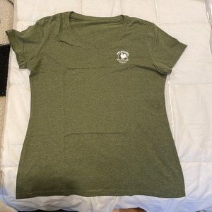 Primrose schools shirt hunter green